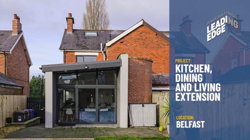 Full extension with a brand-new kitchen, dining and living space - Belfast